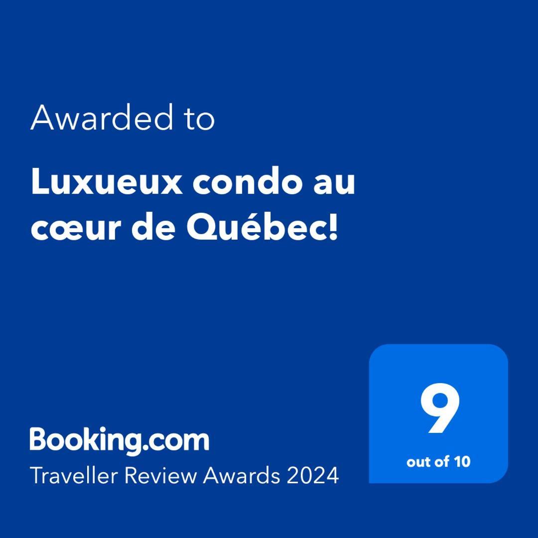 Luxueux Condo Au Coeur De Quebec! Bagian luar foto